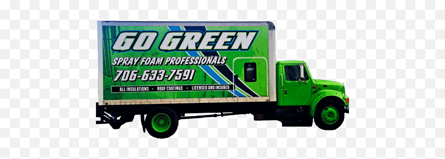 Photo Gallery Go Green Spray Foam Professionals - Commercial Vehicle Png,Icon For Two Bills Drive