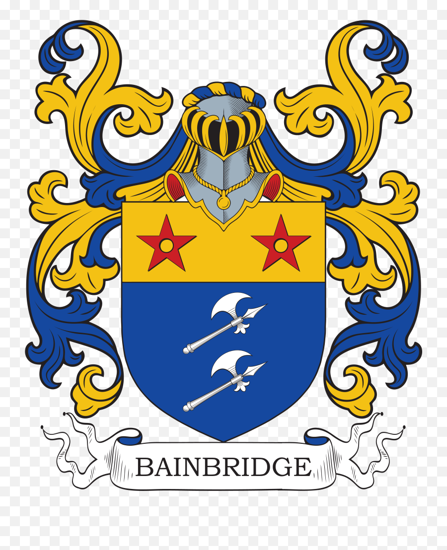 Bainbridge Coat Of Arms Meanings And Family Crest Artwork - Llewellyn Coat Of Arms Png,Samsung Phone Icon Meanings