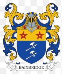 Bainbridge Coat Of Arms Meanings And Family Crest Artwork - Llewellyn Of png