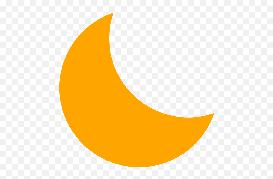 Orange Moon 4 Icon - Orange Moon Icon Png,Orange Icon Png
