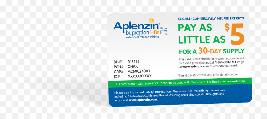 Hcp Information - Aplenzin Png,No Cost Icon