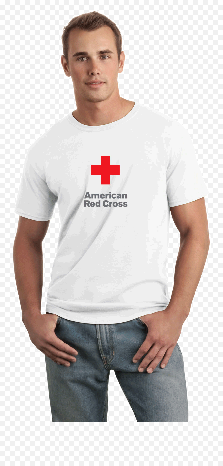 Unisex 100 Cotton Classic T - Shirt With American Red Cross Logo English Rugby T Shirt Png,T Shirt Production Icon