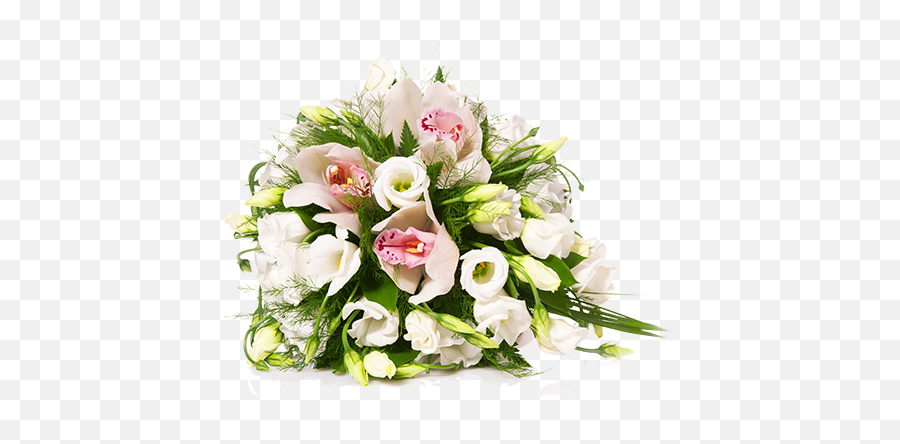 White Flowers Bouquet No - Flower Bouquet Png,Flower Bouquet Transparent Background