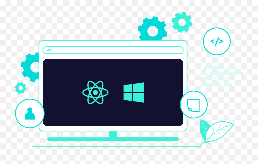 How To Build A Desktop App With React Native For Windows - Windows 10 Png,React Js Icon