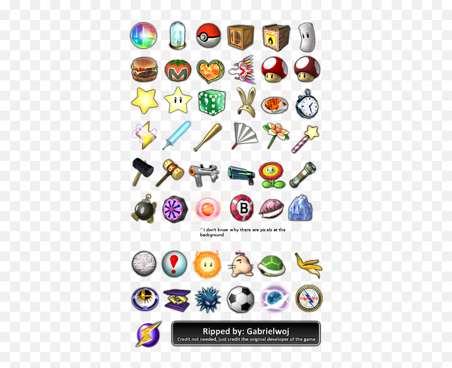 Wii - Super Smash Bros Brawl Item Icons The Spriters Super Smash Bros Brawl Items Png,Fire Emblem Smash Icon