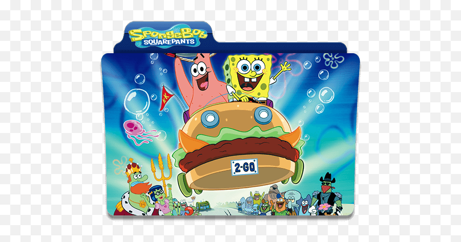 The Spongebob Movie Folder Icon - Designbust Spongebob Squarepants Movie 2004 Png,Icons Folder Icon