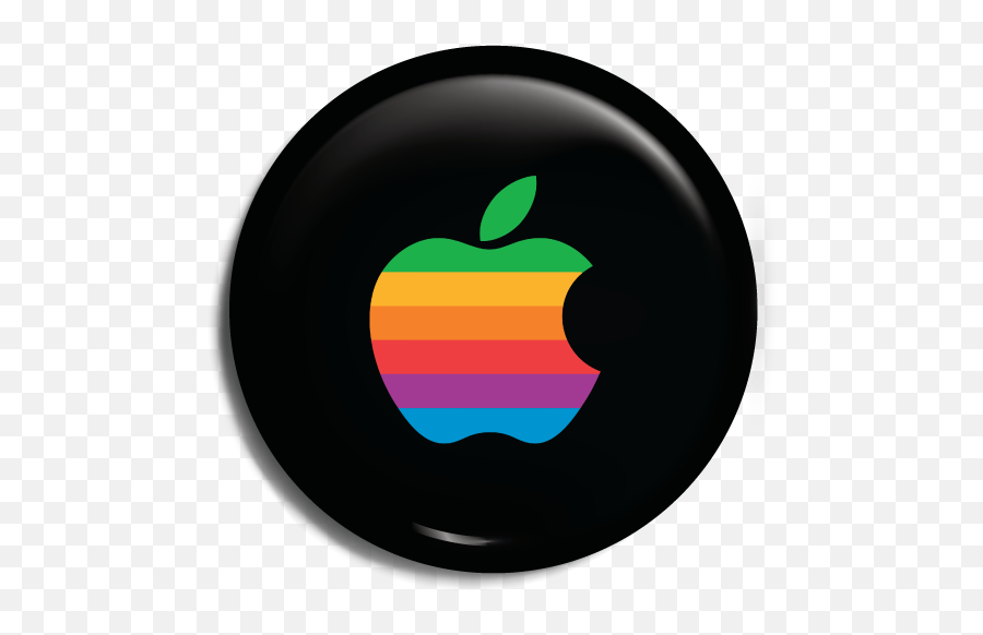 Apple Logo Rainbow Png Black