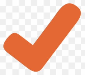 Tick Mark Png - Orange Check Mark Png 771225 Vippng Clipart