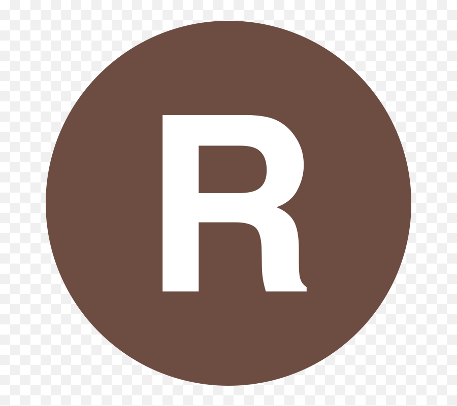 Fileeo Circle Brown White Letter - Rsvg Wikimedia Commons Png,Letter R Icon