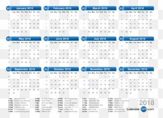 2018 Calendar Png Clipart Background All - Uk With Bank Holidays