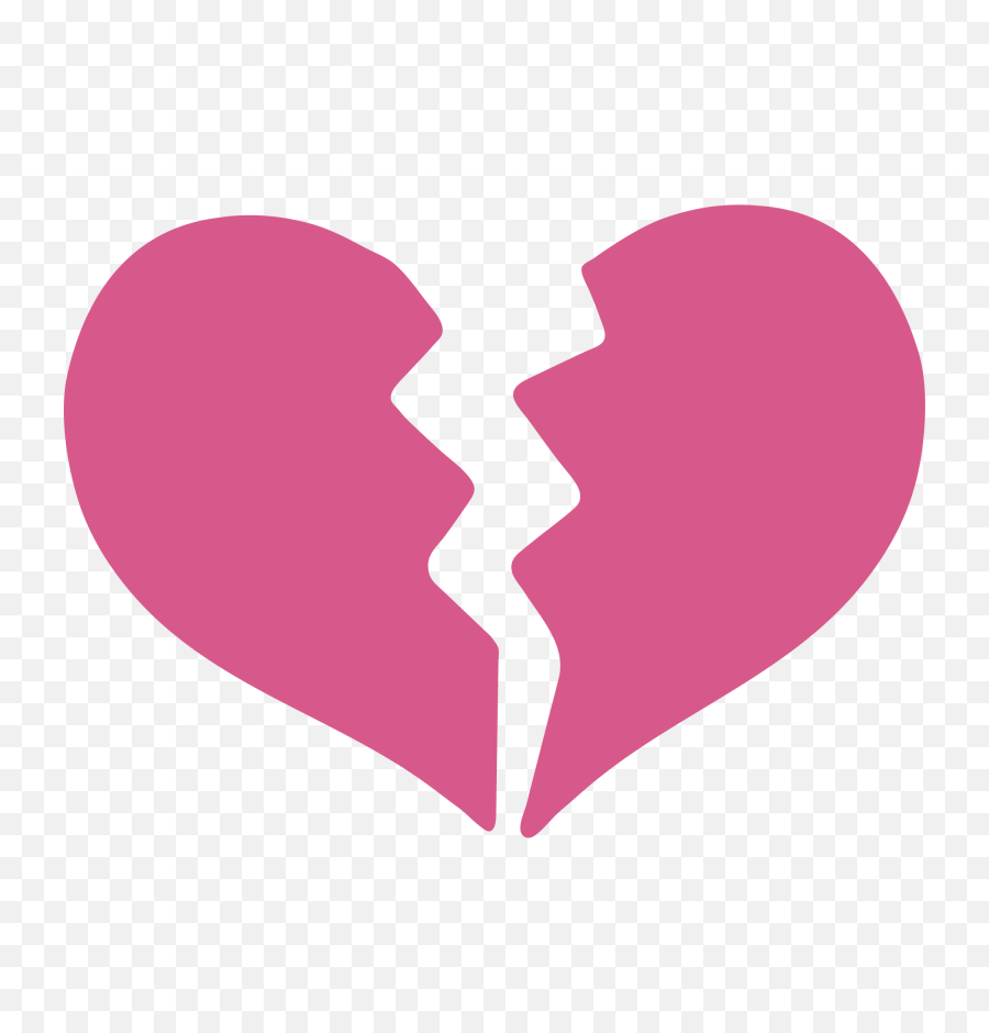 Download Pink Broken Heart Png Clipart