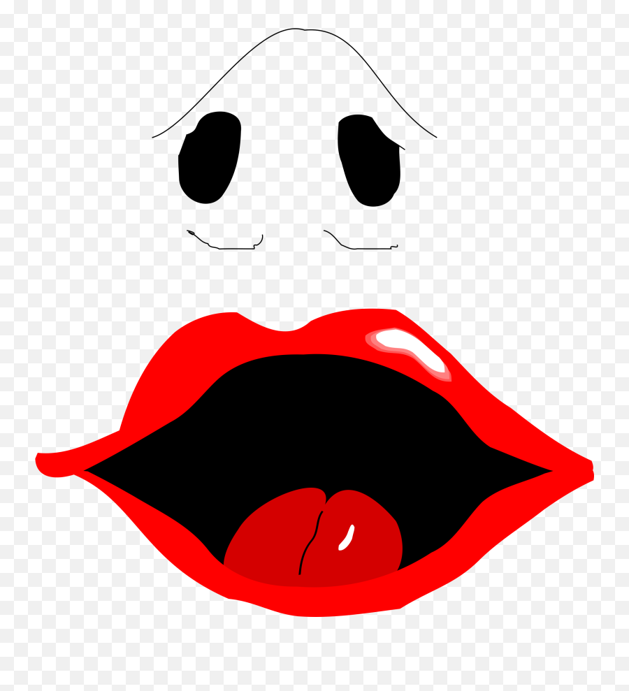 Lips Clipart Nose - Mouth And Nose Clip Art Png,Clown Nose Png