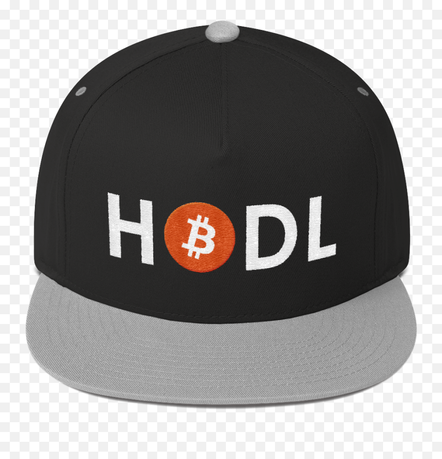 Bitcoin Logo Hodl Five - Panel Flat Bill Cap Many Colors Available Bitcoin Png,Bitcoin Logo Png