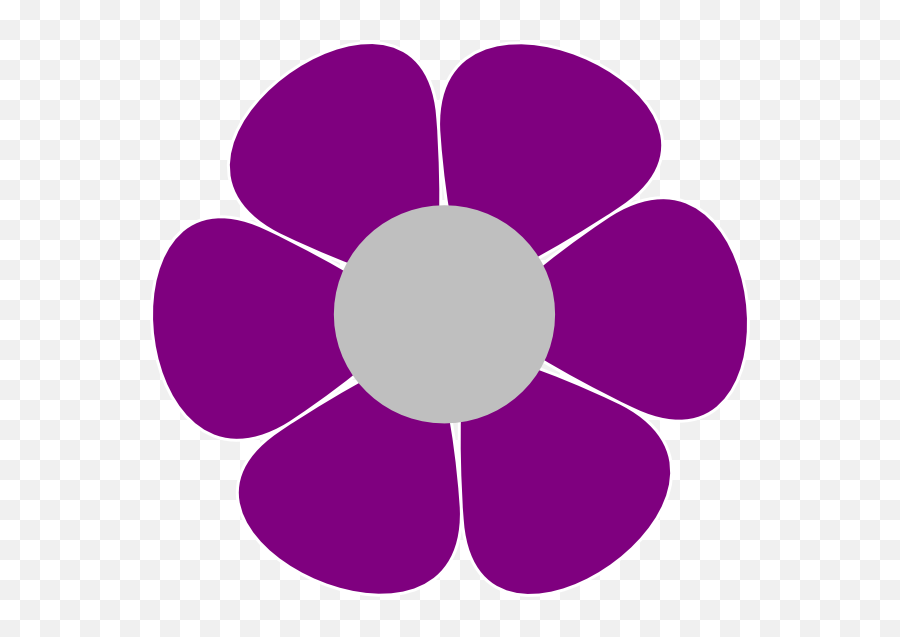 Hippie Png Files - Clip Art Purple Flower,Hippie Png