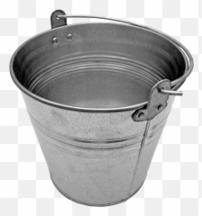 Metal Classic Bucket Transparent Png - Stickpng Buckets Png,Trash Can Transparent Background