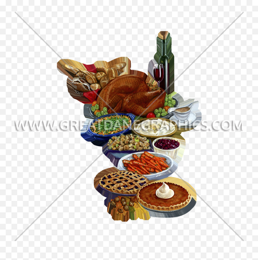 Thanksgiving Dinner Production Ready Artwork For T - Shirt Mince Pie Png,Thanksgiving Dinner Png