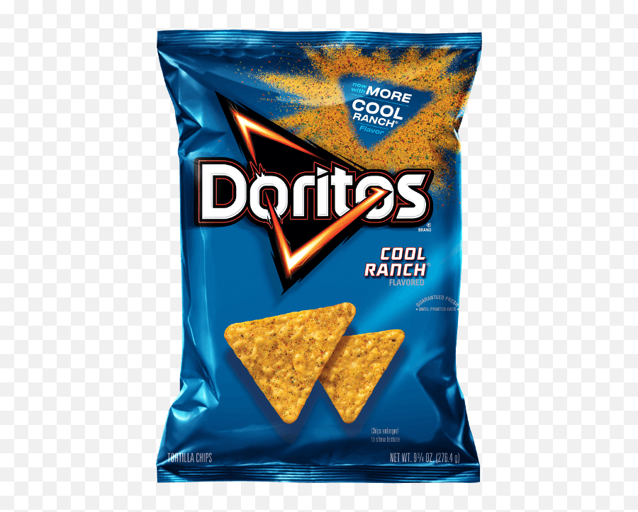 Doritos Cool Ranch Flavored Tortilla - Doritos More Cool Ranch Png,Dorito Transparent