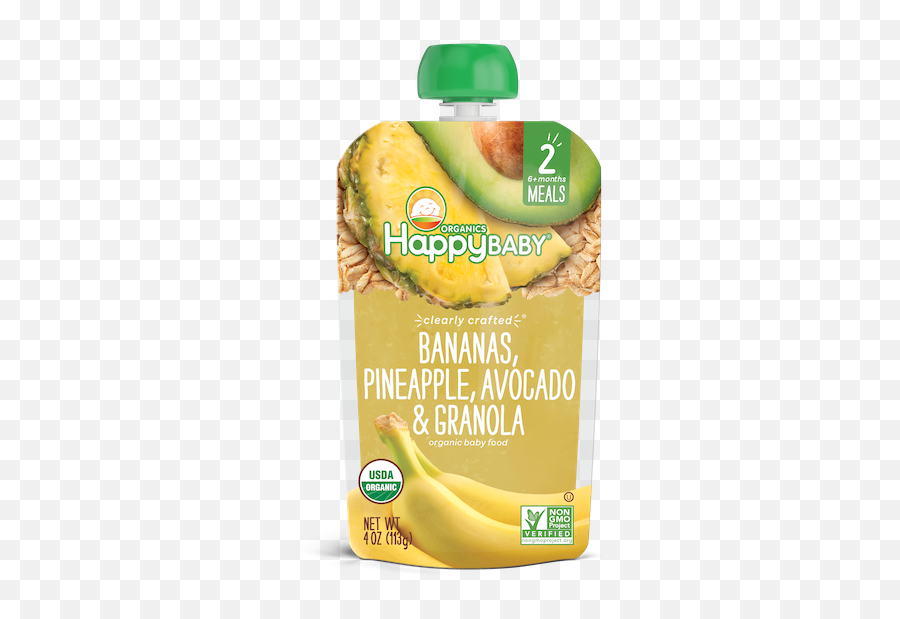 Bananas Pineapple Avocado U0026 Granola - Banana Png,Avocado Transparent