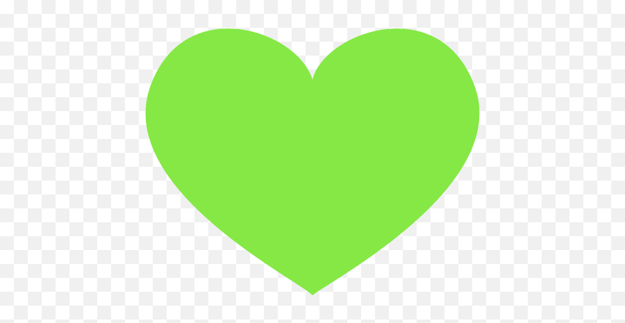 Green Heart Emoji Icon Vector Symbol Png