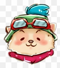 Teemo Lol Hongo Tejon Diablo Demonio Maldad Maldito - League Cartoon Png,Teemo Png