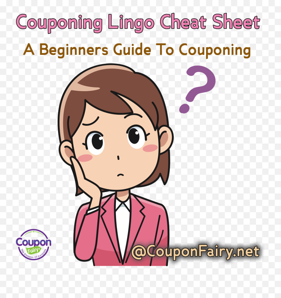 The Thrifty Coupon Lingo Cheat - Sheet V1 Couponfairy Clip Art Thinking ...