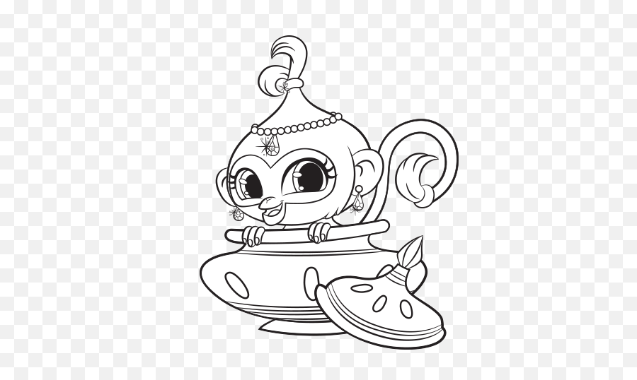 Shimmer And Shine Coloring Pages Tala Full Size Png Shimmer And Shine Coloring Pages Free Transparent Png Images Pngaaa Com