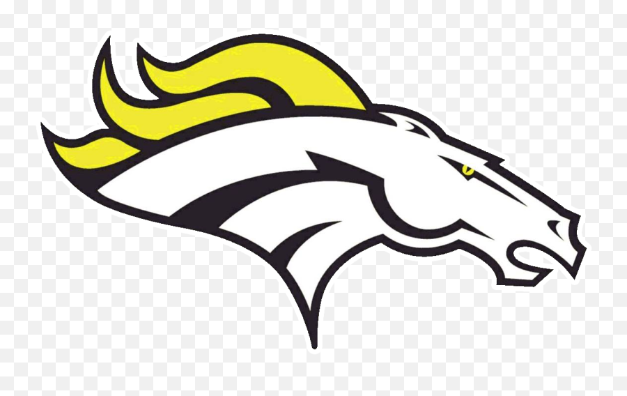 Sterling Heights Senior High School - Denver Broncos Clipart Black And White Png,Stallion Logo