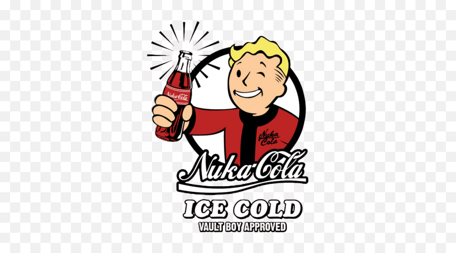 Ice Cold Nuka Cola - Vault Boy Nuka Cola Png,Nuka Cola Png