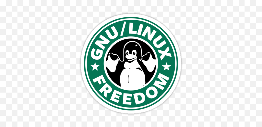 Download Hd Gnulinux Freedom Sticker - Linux Freedom Tux Png,Freedom Png