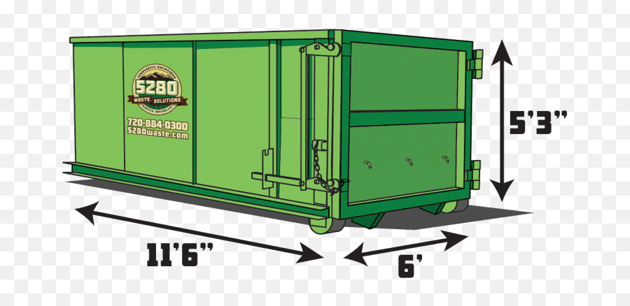 10 Yard Roll - Off Dumpster Rolloff Dumpsters Dumpster 40 Yard Roll Off Dumpster Png,Dumpster Png