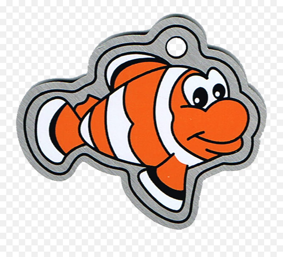 Cachekinz Trackable Clown Fish Geocaching Travel Tag - Happy Png,Clownfish Png