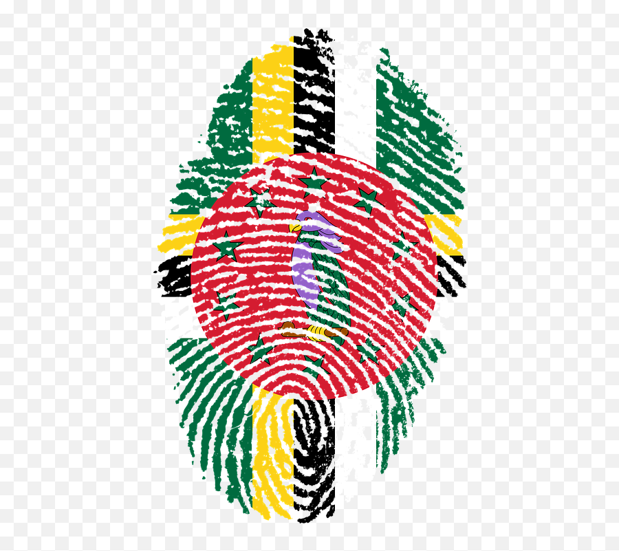 Dominica Flag Fingerprint - Happy Independence Day Barbados 2019 Png,Dominican Flag Png