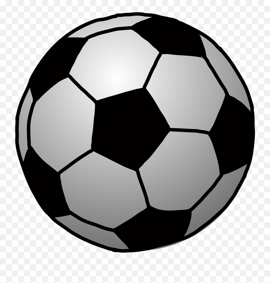Soccer Ball Football - Free Vector Graphic On Pixabay Foot Ball Clipart Black And White Png,Soccer Goal Png