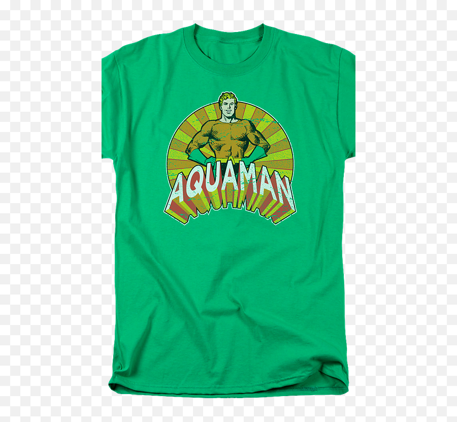 Aquaman T - Shirt Aquaman Shirt Green Png,Aquaman Logo Png