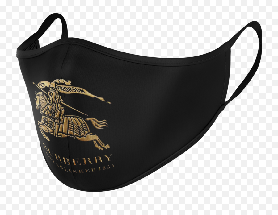 Custom Burberry Face Mask - Blue Navy Face Mask Png,Burberry Logo Png