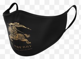 Custom Burberry Face Mask - Blue Navy Face Mask Png,Burberry Logo Png