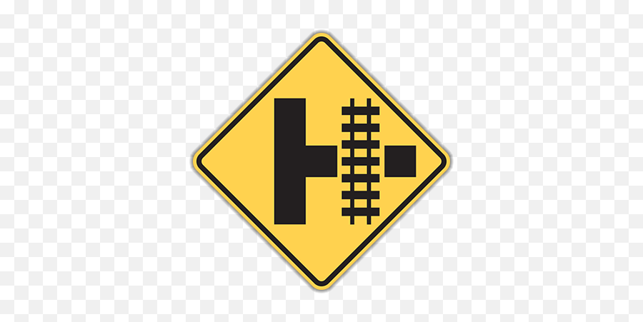 Download W10 - Railroad Advance Warning Sign Png,Railroad Png