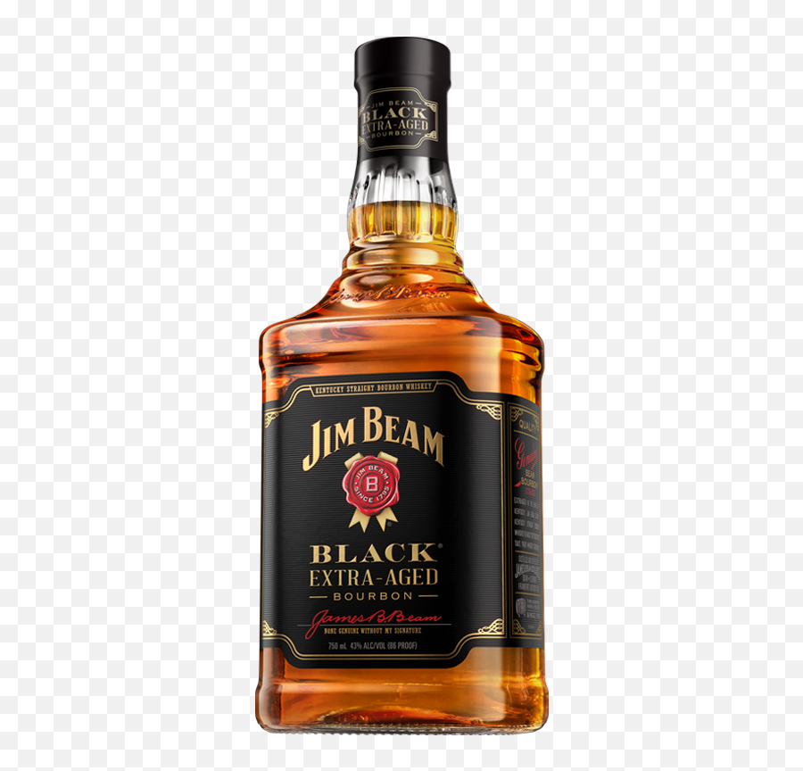 Jim Beam Black Kentucky Straight Bourbon Whiskey - Jim Beam Black Extra Aged Bourbon Png,Beam Suntory Logo