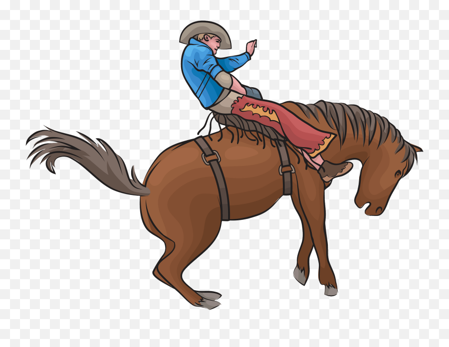 Saddle Bronc Rodeo Clipart Free Download Transparent Png - Clipart Rodéo,Saddle Png