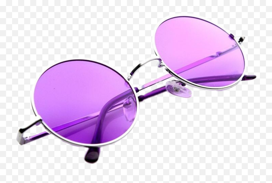 Aviator - Purple Glasses Aesthetic Transparent Png Transparent Aesthetic Purple Things,Aviator Sunglasses Transparent Background
