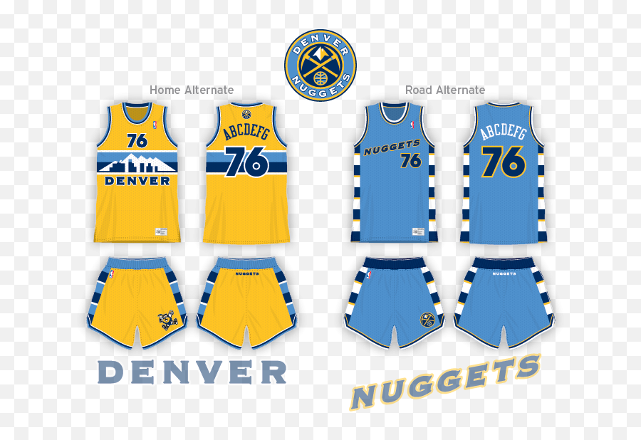 Denver Nuggets Modern Retro Concept - Concepts Chris Sleeveless Png,Denver Nuggets Logo Png