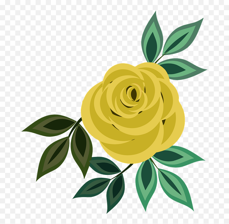 Yellow Rose Clipart Free Download Transparent Png Creazilla - Yellow Rose Corner Transparent,Rose Transparent Png