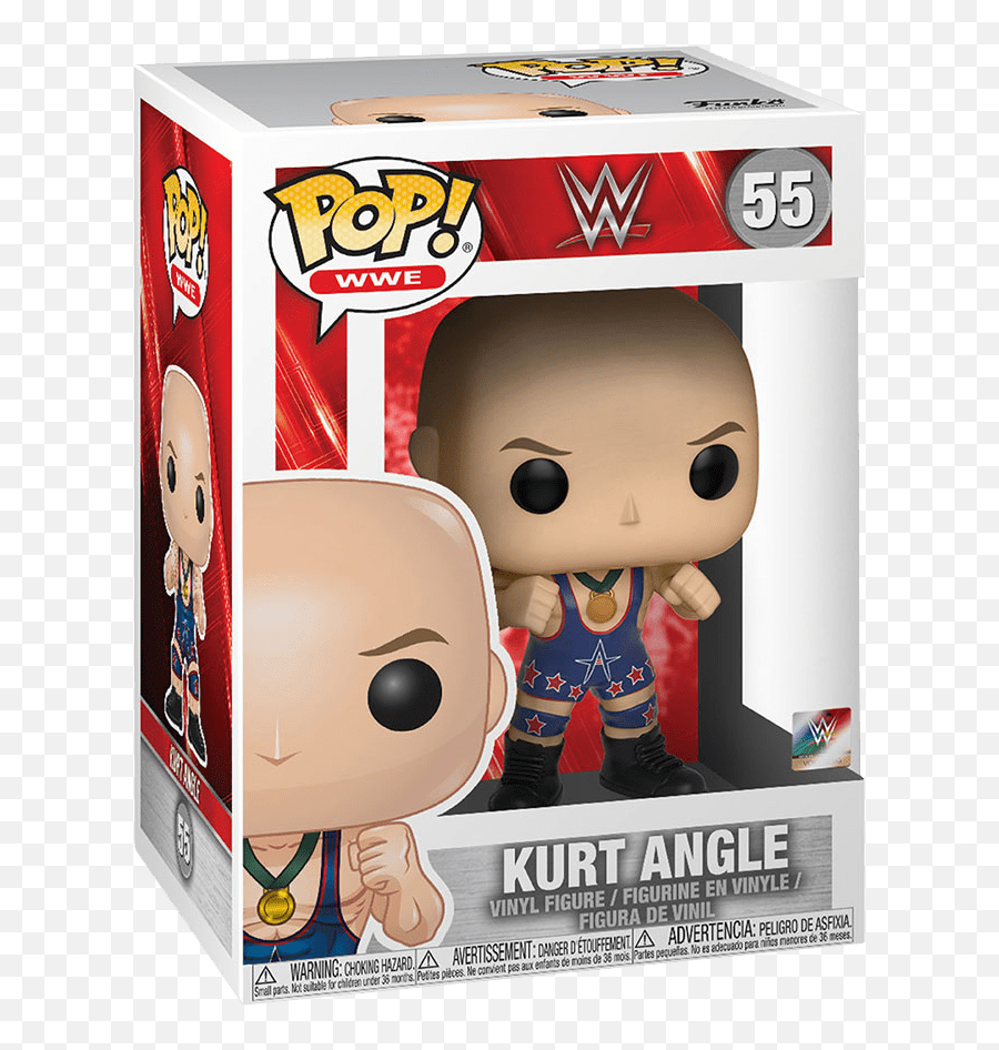 Funko Pop Wwe - Kurt Angle Vinyl Figure New Funko Pop Wwe Kurt Angle 55 Png,Kurt Angle Png