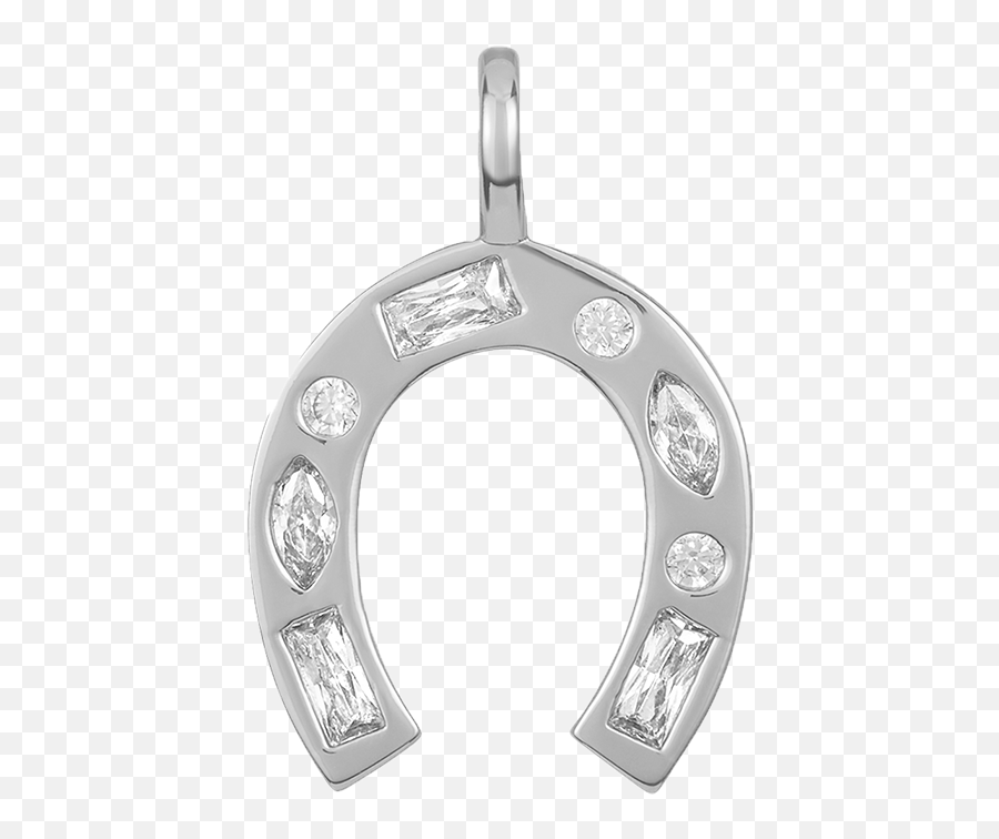 Icons Lucky Horse Shoe Necklace Charm - Horseshoe Png,Icon Lucky 7