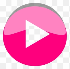 Pink Play Icon Svg Vector Clip Art - Clipart Dot png