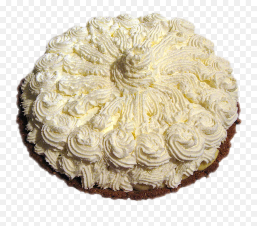 Celebratory Banana Cream Pie Crop - Whipped Cream Pie On Face Png,Pie Png