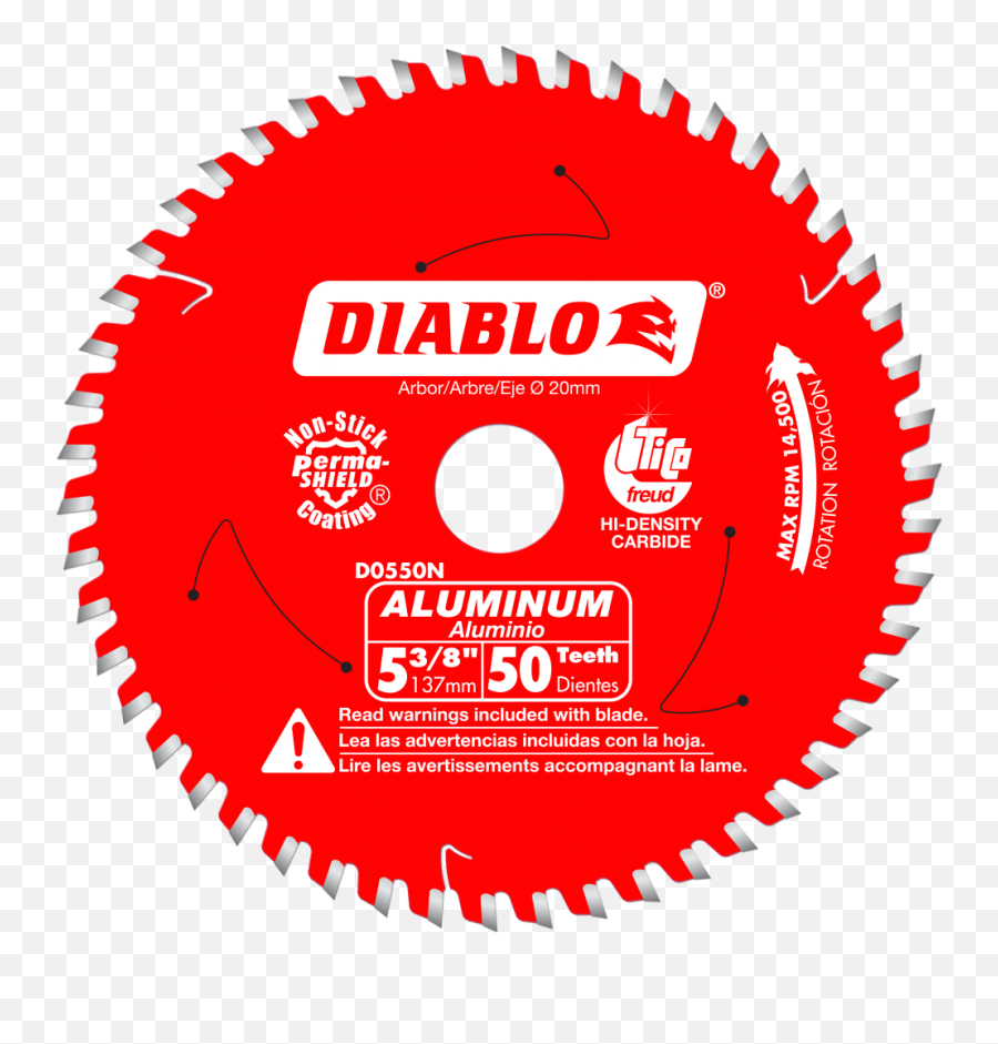 5u201138 In X 50 Tooth Medium Aluminum Cutting Saw Blade - 5 3 8 Aluminum Cutting Blade Png,Saw Blade Png