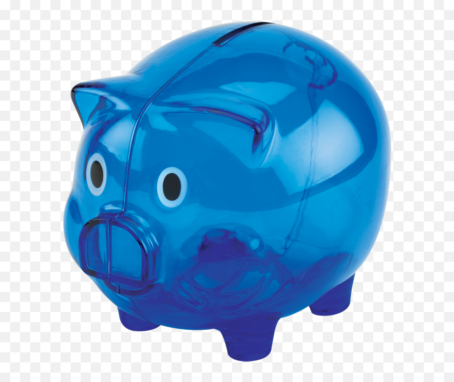 Plastic Piggy Bank U2013 Brand - On Promo Blue Plastic Piggy Bank Png,Piggy Bank Png