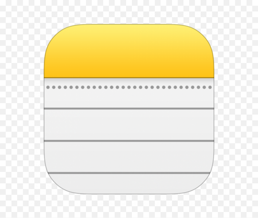 Notes Icon Ios 7 Pnglib U2013 Free Png Library - Notes Iphone App Icon,Photos Icon For Iphone