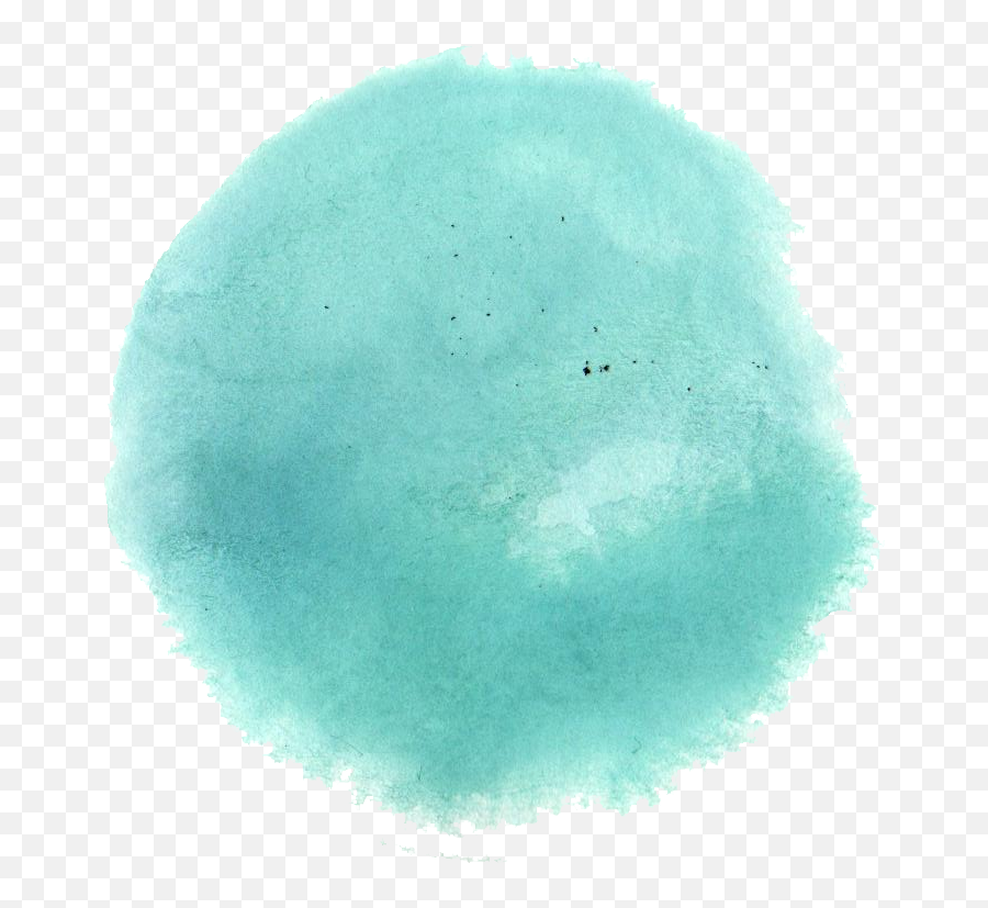 6 Turquoise Watercolor Circle - Watercolor Paint Png,Grey Circle Png
